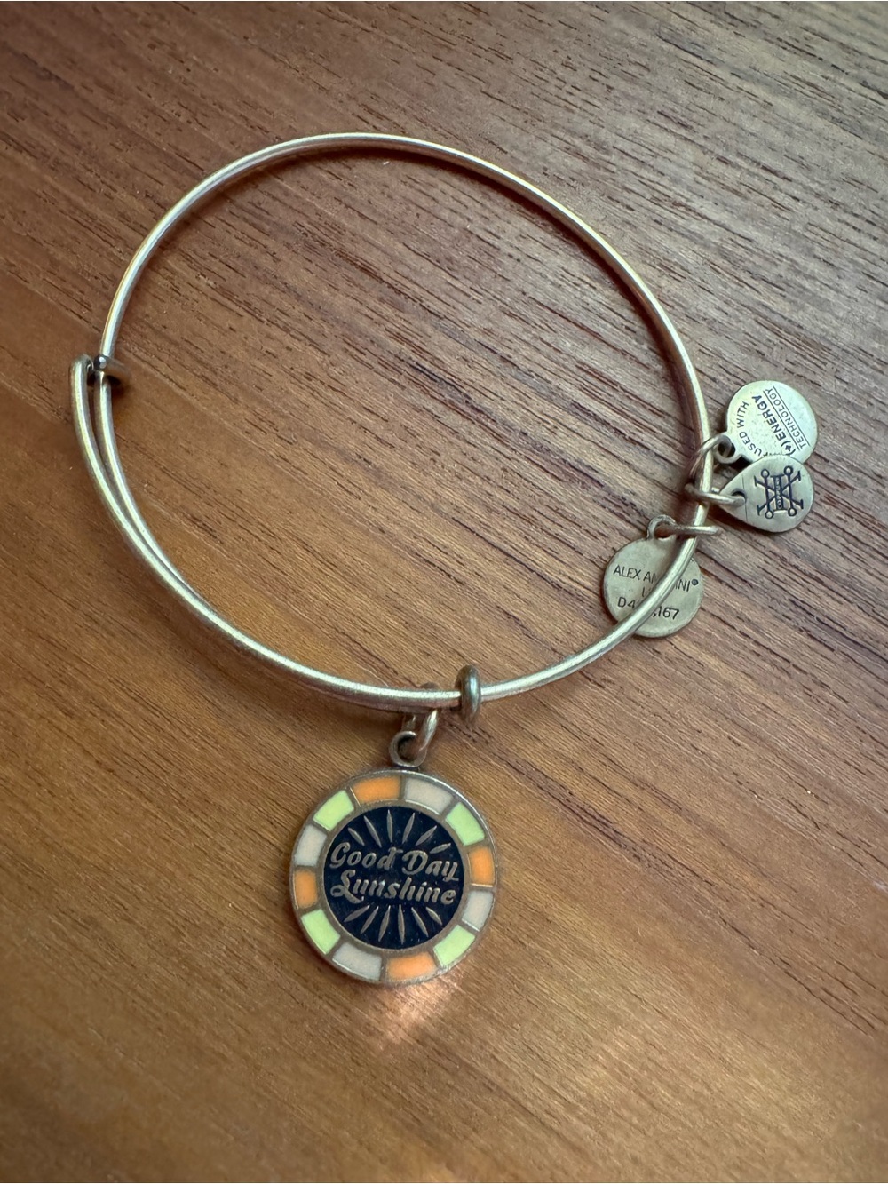 Alex and Ani Beatles Good day sunshine charm bracelet